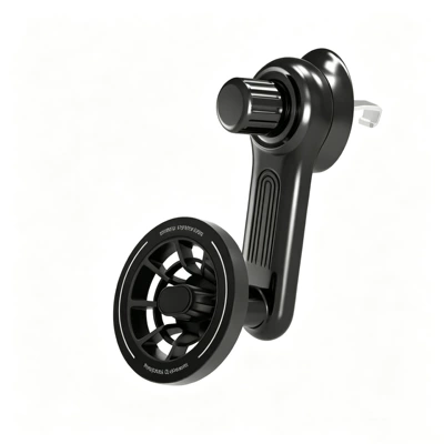 Car Magnetic Phone Holder, Car phone holder - black-strong-magnetic-model-2510-l