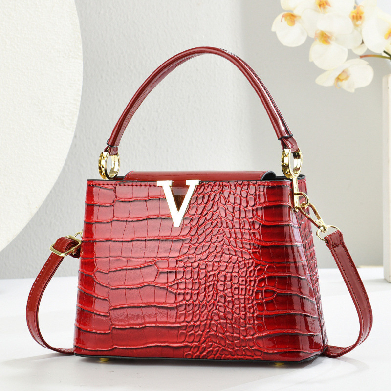 Bolsa de moda de cocodrilo, mochila de viaje casual, diseño retro, mochila de mujer, bolsas transfronterizas