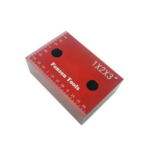 Woodworking inch gauge block height measurement shim height gauge gauge aluminum alloy table saw measuring block setting block