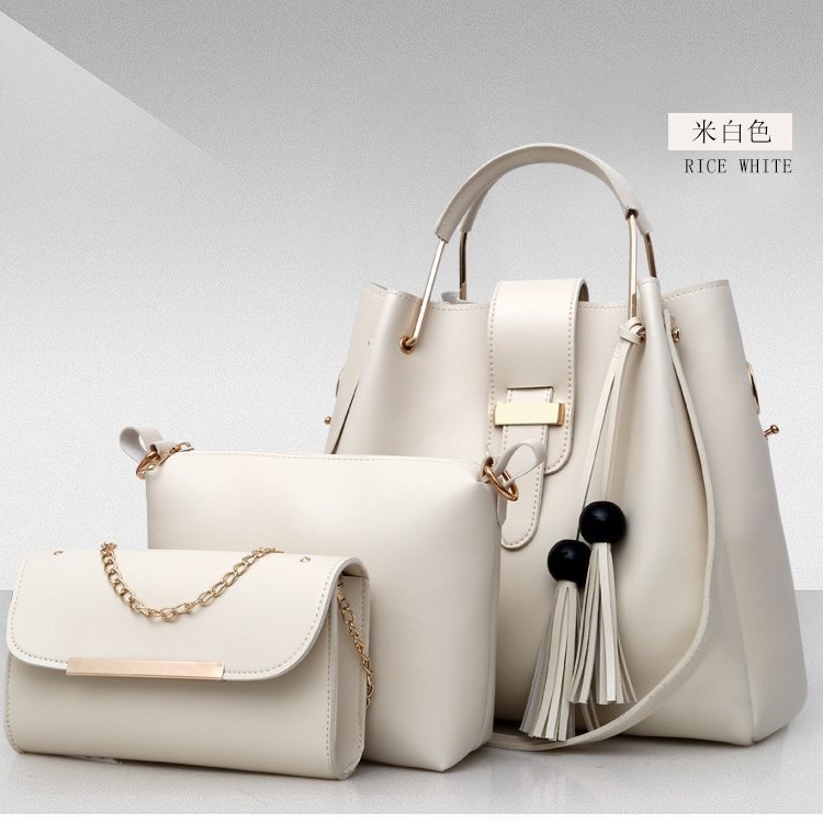 Bolsos transfronterizos nuevos bolsos de moda de tres piezas bolsos para niños bolsos de hombro para mujeres casuales bolsos image 4