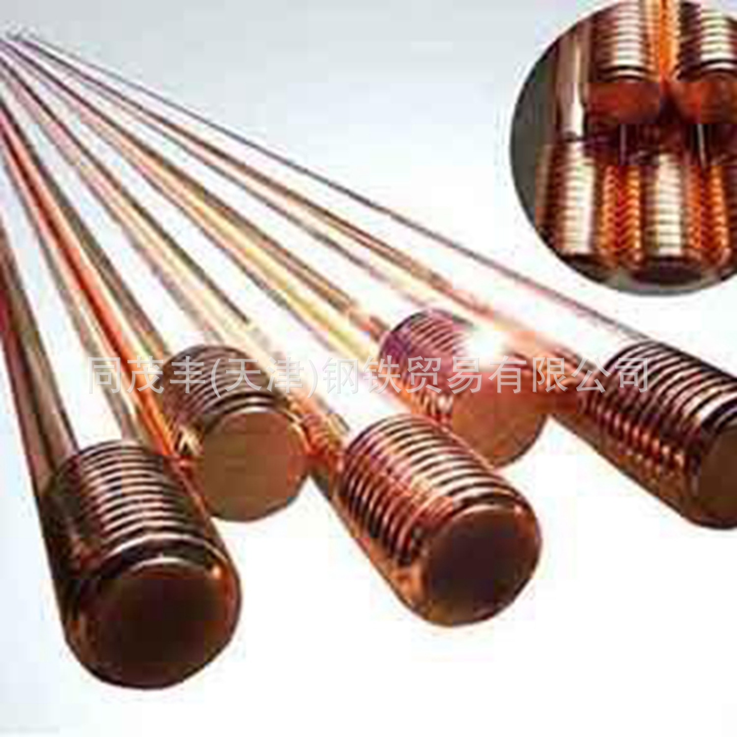 变电站 码头 电厂20X2.5米 镀铜圆钢接地 25MM镀铜接地棒优惠啦