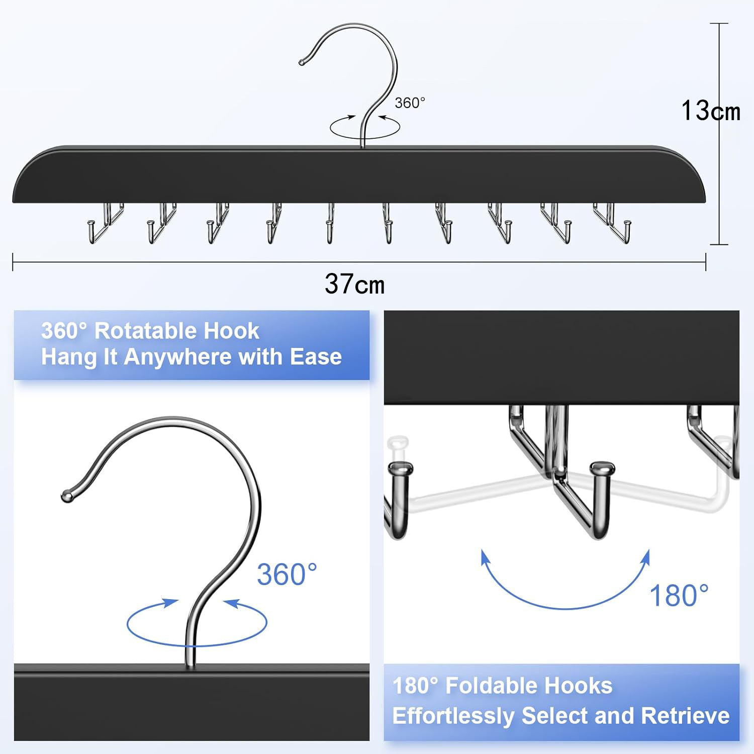블랙 20 후크 36*1.6cm-7 워드 후크