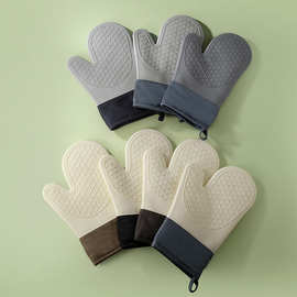 烤箱隔热手套防烫烘焙加厚硅胶厨房耐高温微波炉防滑新款