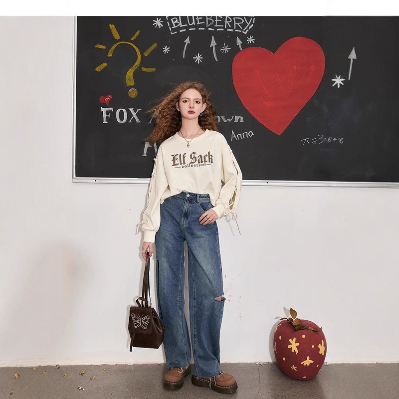 妖精的口袋蓝色格子宽松衬衫外套女2025年秋季新款大口袋设计上衣|undefined