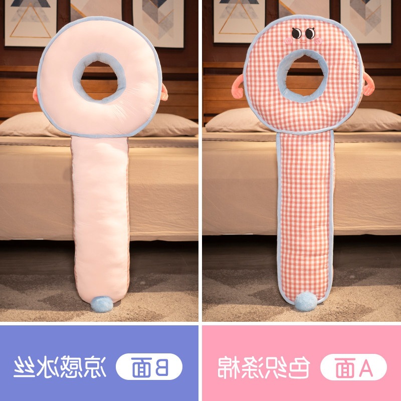 Las niñas dormen en el lado de la cama almohada de pierna para niños embarazados dormitorio regalar almohada de cama