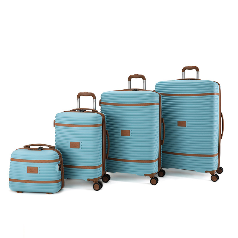 Four-Piece Set of British Goby Fruit Trolley Case Wholesale Anti-Fall Wear-Resistant Silent Universal Wheel Customs Lock Aluminum Alloy Pull