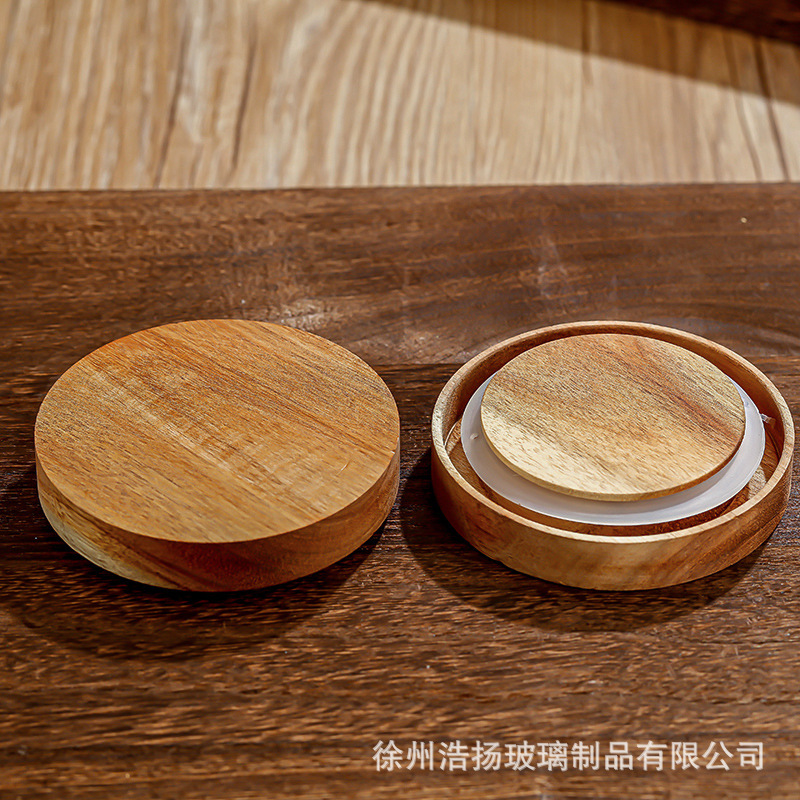 Vidrio de alivio de vidrio sellado tarro cuadrado tarro de almacenamiento merienda fruta seca almacenamiento tarro cocina hogar tarro de vidrio retro