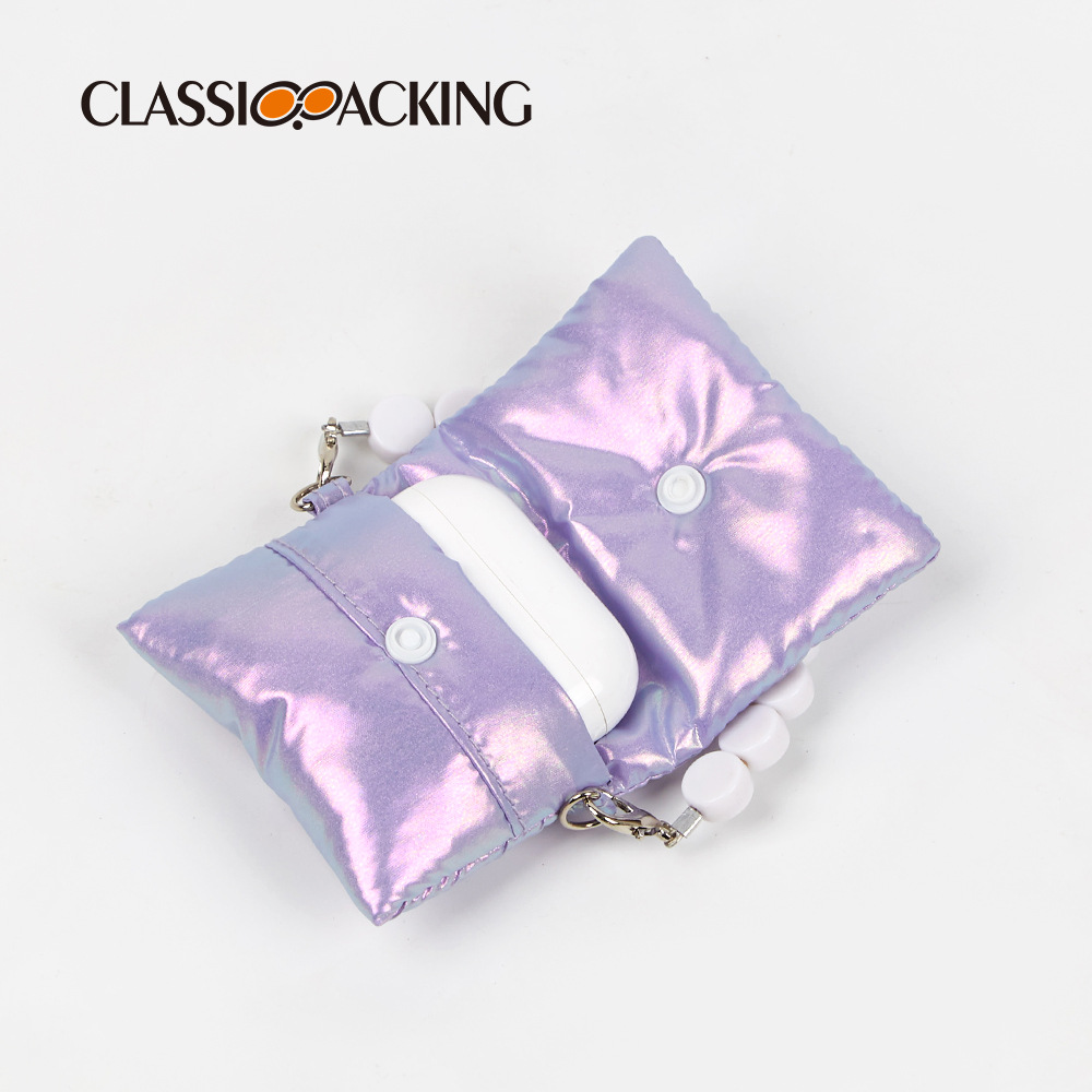 Diseño original bolsa de auriculares multi-funcional bolsa de lápiz labial japonés simple ins estilo airpods cubierta protectora logo imprimible