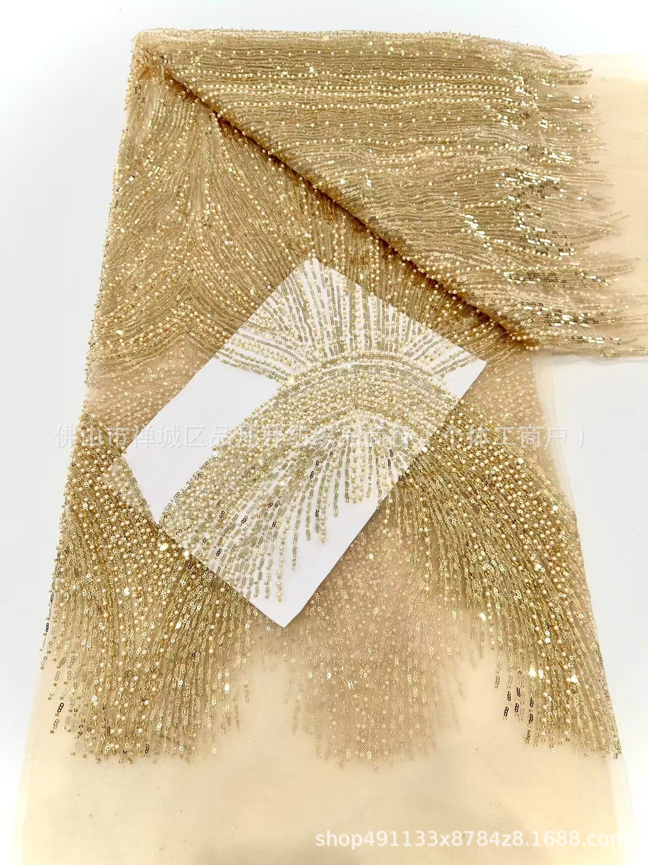 Tejido bordado de flores, tejido de sequinilla, tejido de boda, tejido bordado de sequinilla, fábrica de tejido bordado en stock al por mayor