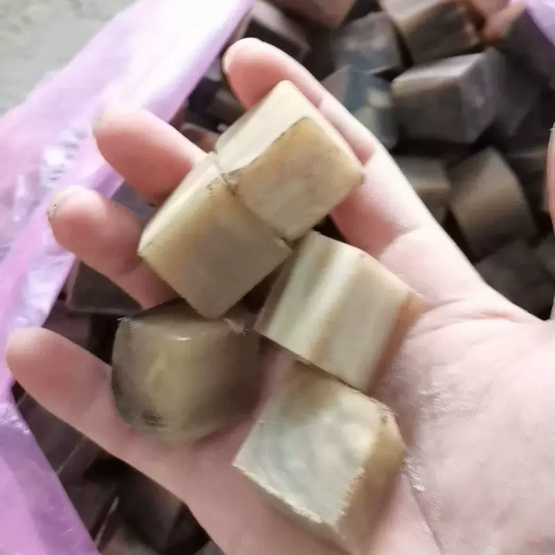 天然牦牛角 黑色白色牦牛角材料方形量大厂家直发工艺品材料