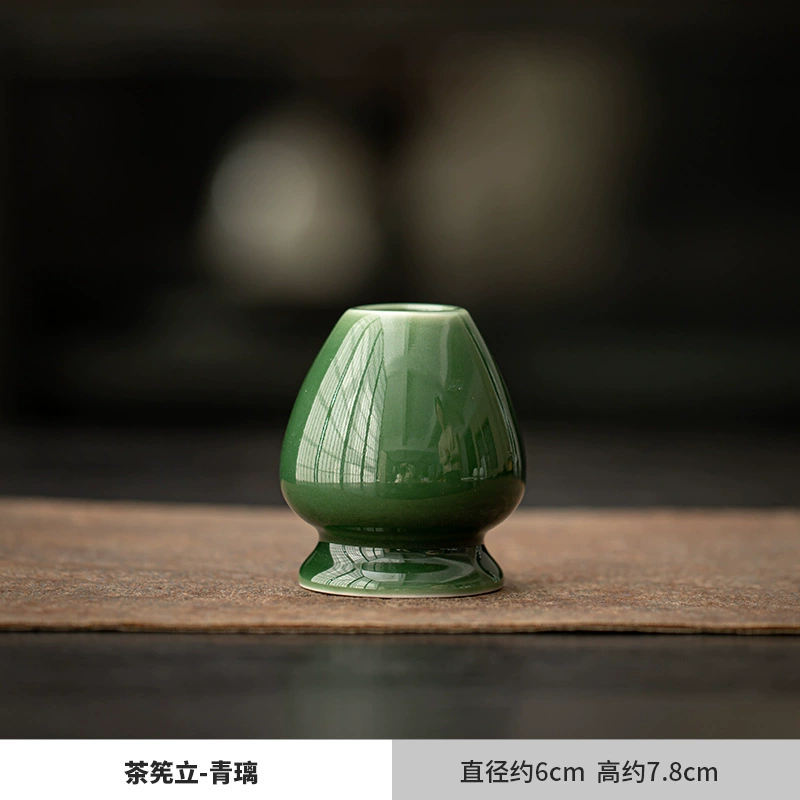 Набор чая матча (Creative Ceramics) японский стиль керамические чайные инструменты — венчик, ложка, сито нержавеющая сталь