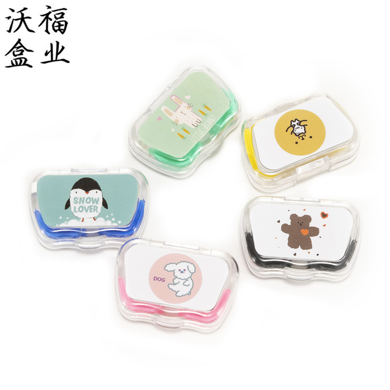 Manufacturer Processes Contact Lens Companion Boxes, Contact Lens Boxes, Double Contact Lens Boxes, Plastic Custom Logo Production