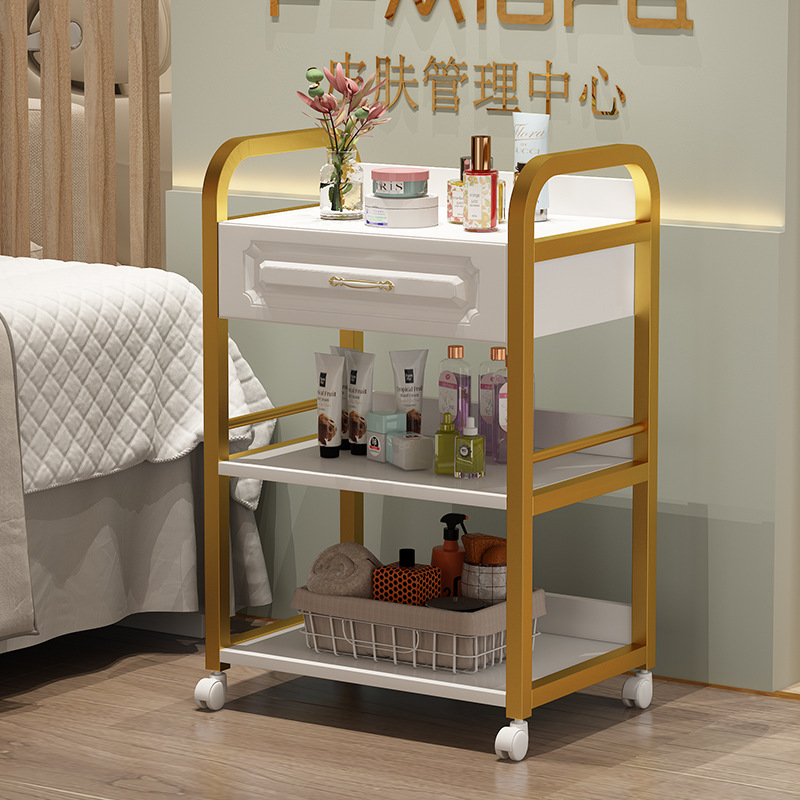 금박 프레임 + 순백색 서랍 - 공식 표준 구성 - 50x33x83cm☆☆