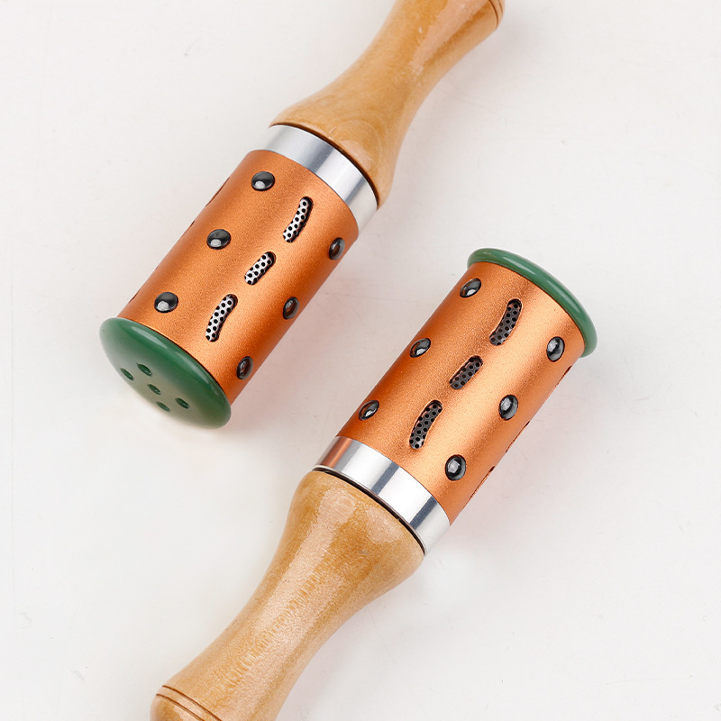 Bian Stone Facial Moxa Roller Wand Portable Eye Massage Tool with Moxa Sticks for Spa and Home Warm Therapy details