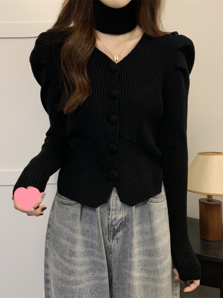 플러스 사이즈 빨간 스웨터 여성의 가을과 겨울 디자인 케어 머신 탑 서양식 목 불규칙한 스웨터베이스 셔츠