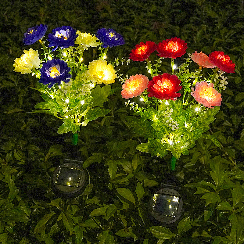 Светильник солнечный в форме Лотоса Night Liqi Lighting
