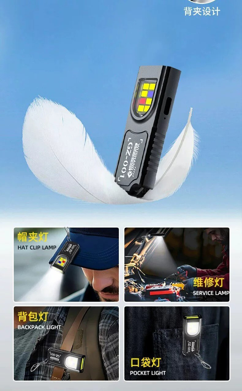 Cross-border high-power flashlight, rechargeable, portable, with ultra-long battery life, long-range beam, waterproof, and multi-functional, suitable for outdoor use and home use, providing extremely 