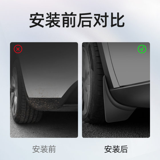 Suitable for Tesla Huanxin Model3/Y mudguard front and rear wheels sand blocking and anti-scratch modification accessories ya artifact