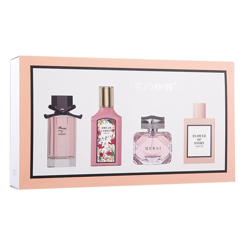 Набор женских духов Flower Story, четыре предмета, свежий и стойкий аромат, Вьетнам, прямые поставки, дропшиппинг