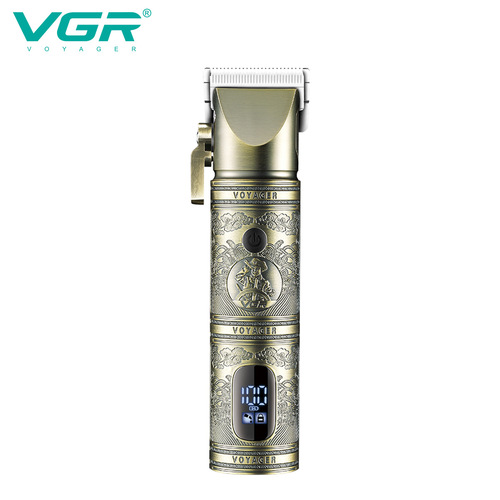 VGR697 cross-border special supply of oil-head electric clippers for men's professional hair clippers wholesale retro electric clippers for bald head haircuts