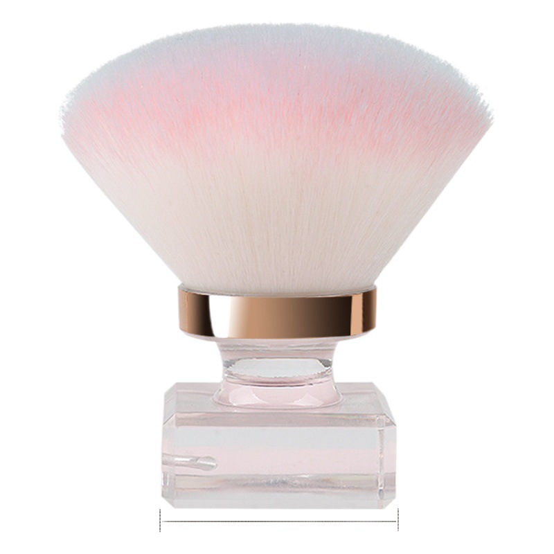 Nuevo cepillo de polvo de uñas de una sola pieza, cepillo de polvo suelto, cepillo de rubor, cepillo de maquillaje, herramienta de belleza, cepillo de maquillaje de cabeza de hongo, cepillo de maquillaje