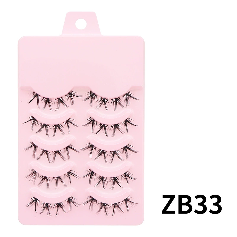 False Eyelashes DINGSEN, 5-Pair Set, Everyday & Cosplay Styles, Assorted Bands