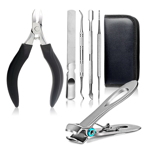 Yangjiang Wholesale Nail Groove Nail Clippers Set Eagle Beak Nail Clipper Onychomycosis Clipper Toenitis Nail Groove Clipper 5-piece Set