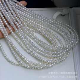 天然淡水baby珍珠项链通体纯银高品质近正圆细微瑕诸暨珍珠批发