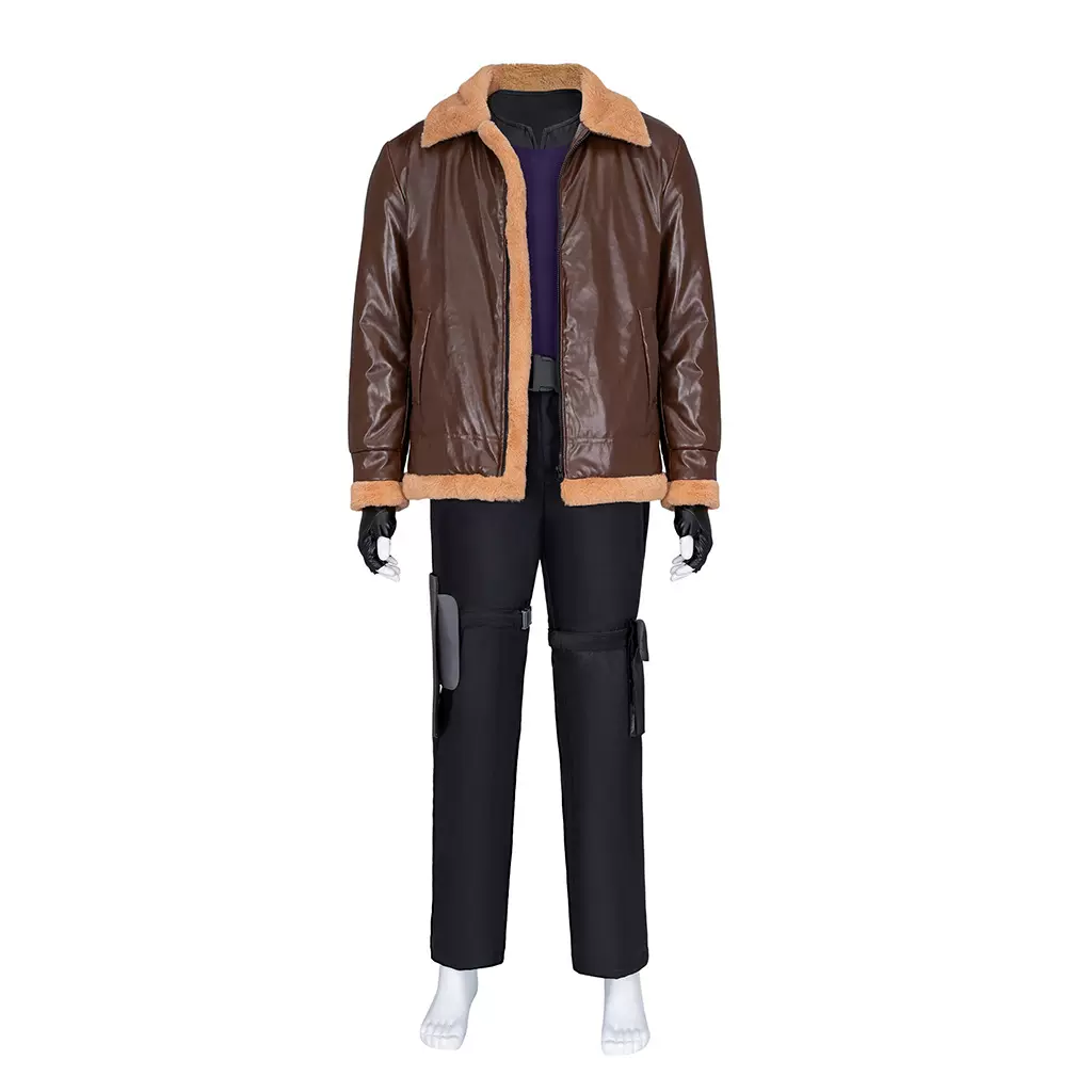 生化危机4重置版里昂 cos服游戏同款cosplay套装二次元 漫展表演