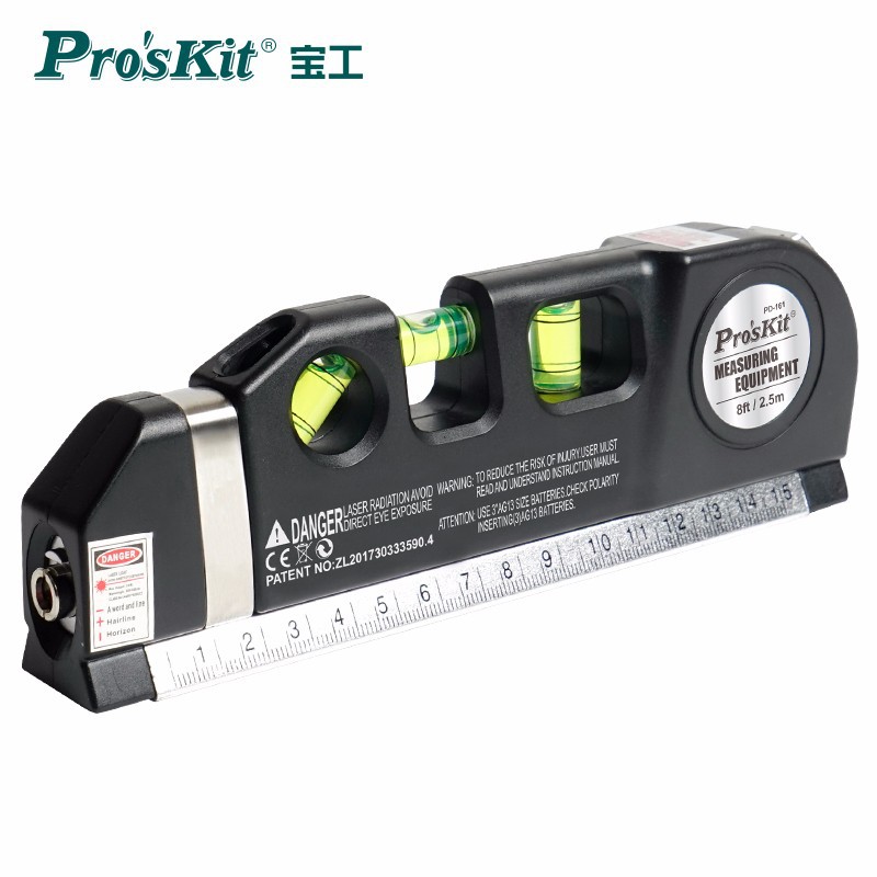宝工（Pro'sKit）PD-161-C 四合一 多功能激光水平打线器水平仪