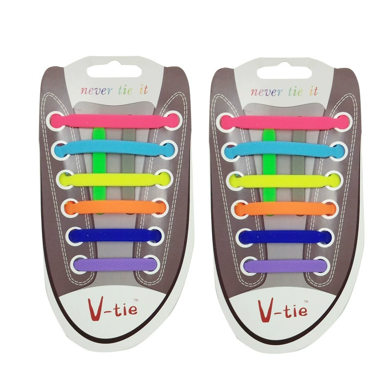 Набор бумажных карточек для взрослых и детей из 16 предметов, спортивные эластичные ленивые шнурки в форме молотка без завязок, силиконовые шнурки