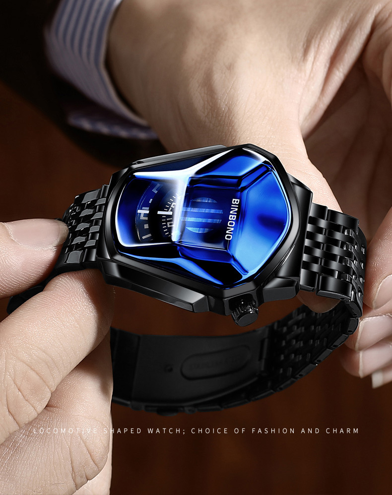 Orologio al quarzo uomo concept moto con quadrante largo_voghion.com