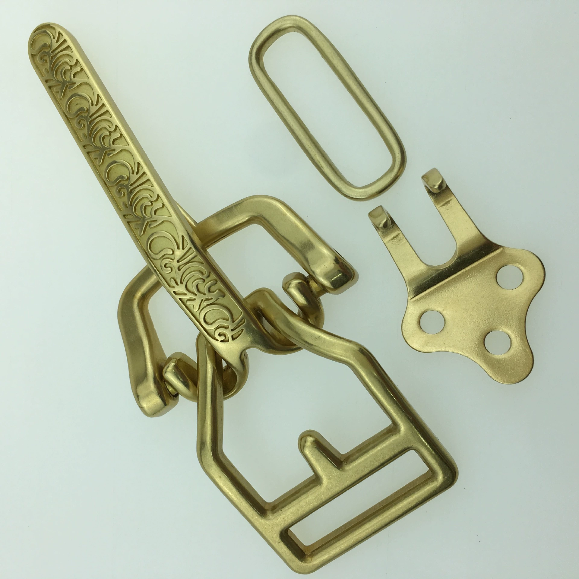 Brass belt, buckle, European style