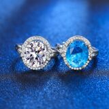 TikTok, кольцо с цирконом, безразмерное ювелирное украшение