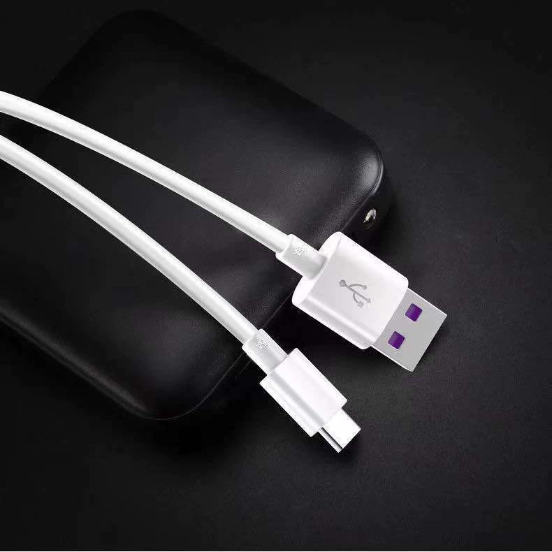 Ультрабыстрая USB-кабель для передачи данных с питанием 5A, совместимый с Huawei, Type-C, Android, удлиненный кабель для быстрой зарядки