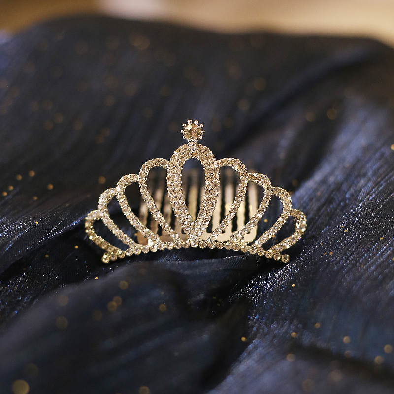 A형 - 실버 5cm 크라운 빗