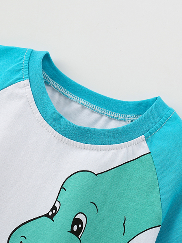 Camiseta de manga corta para niños malwee transfronteriza, ropa de verano para niños pequeños y medianos, transpirable y absorbente de sudor, cuello redondo, top para niños, nuevo estilo de verano
