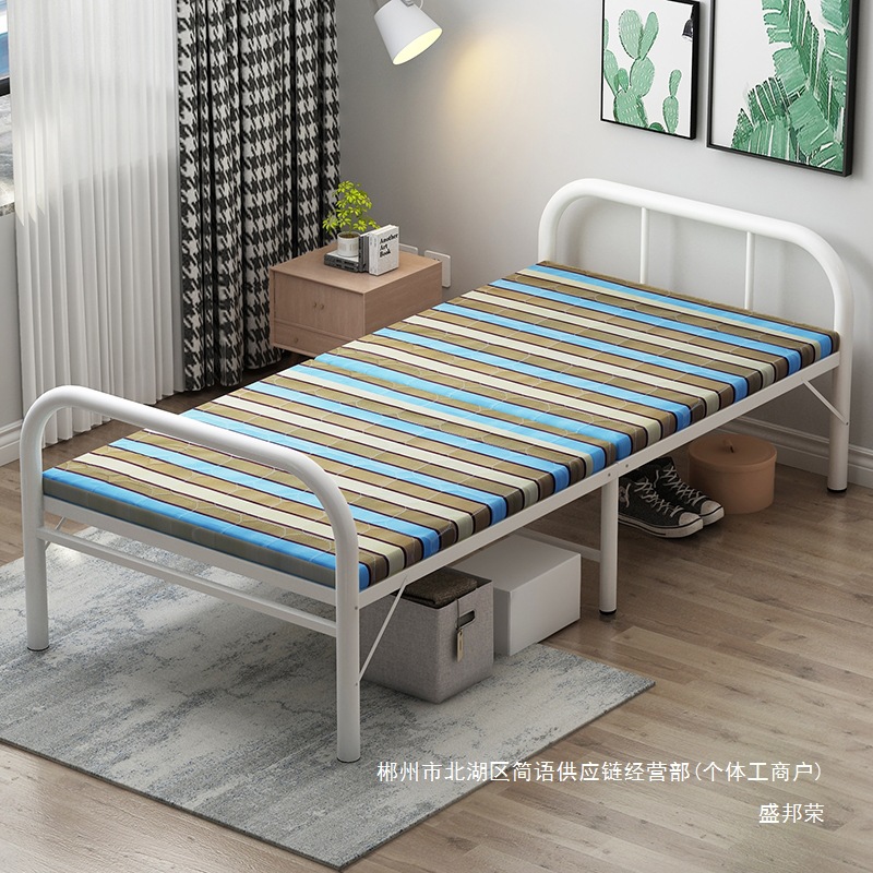 Camas plegables directas de fábrica cama de tablero cama de madera cama de almuerzo cama casera de adultos cama individual oculta image 2