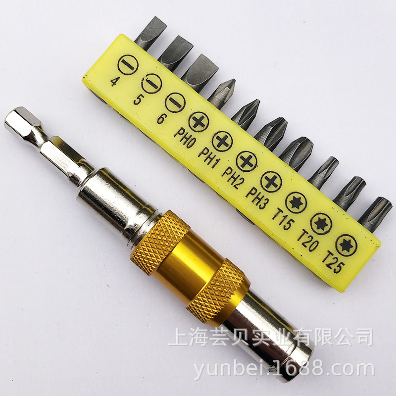 1/4 "multi-ángulo de extensión direccional varilla magnética destornillador eléctrico mango hexagonal 6,35mm cabeza del lote de liberación rápida autoblocante biela