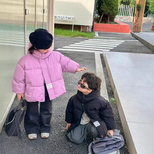 亚马逊宝宝脱帽棉服外套保暖秋冬男女童一衣多穿儿童棉服一件代发