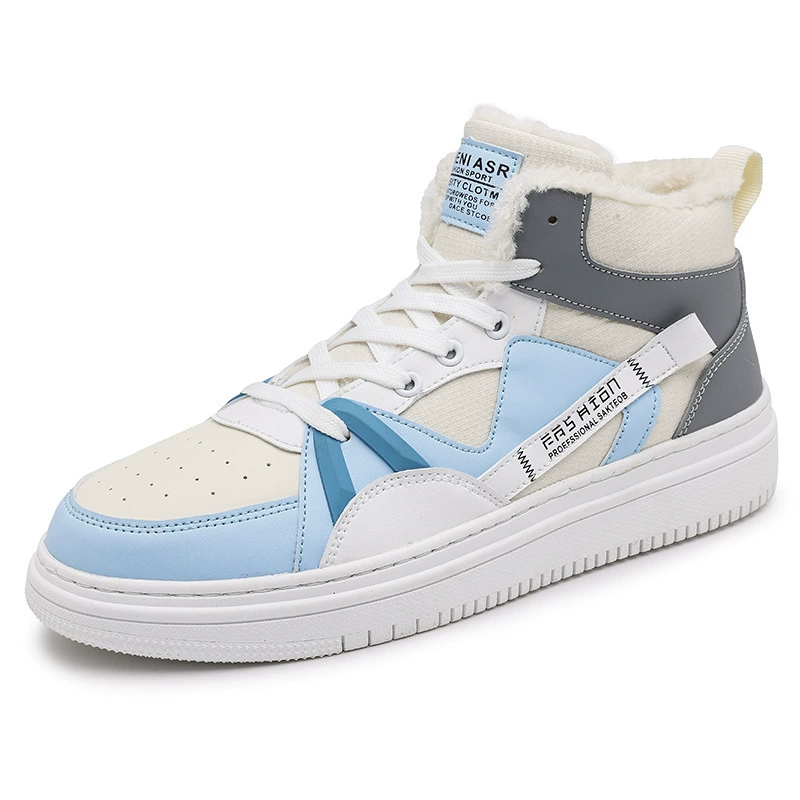 Wear-resistant high demi-season non-slip trend set, sneakers, universal casual footwear for hiking, Korean style