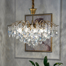 奢元素水晶吊燈后現代客廳法式小美式創意藝術輕奢復古餐廳卧室燈