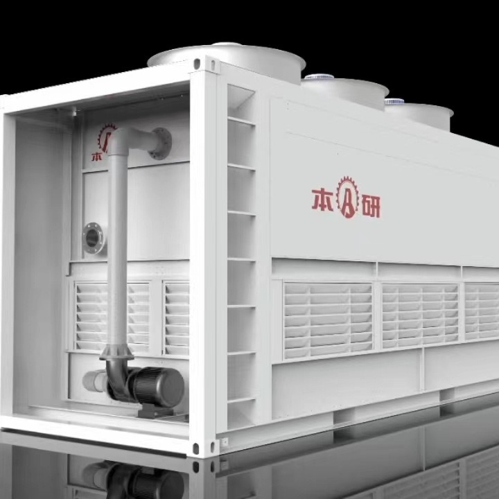 液冷集装闭式逆流冷却塔120T快速降温工业设备空调注塑机