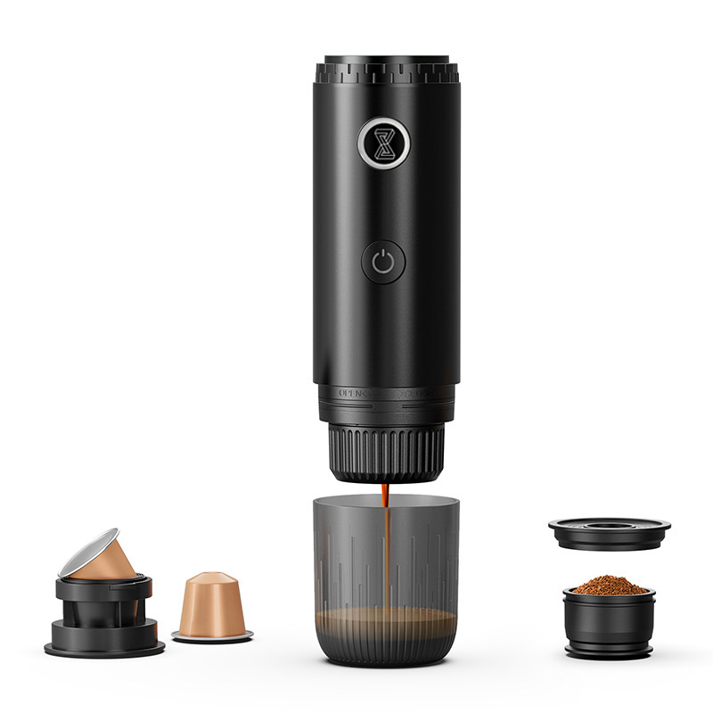 Cafetera Espresso Portátil USB, PP, Inalámbrico, Calentamiento Eléctrico, Recargable USB, para Viajes y Aire Libre