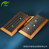 Jewelry, stand, props, diamond from natural wood, round beads from pearl, storage system walnut, new collection, with gem