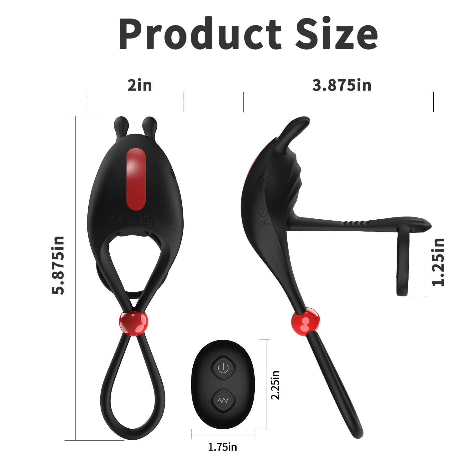 HGOD YAQi segunda generación de control remoto masculino desgaste cerradura anillo vibratorio pareja resonancia control remoto inalámbrico artículos para adultos