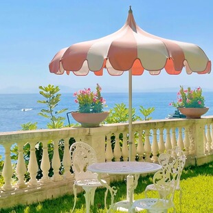 Outdoor Parasol, Outdoor Courtyard Umbrella, Large Sun Umbrella, Open-Air Garden Center Column Umbrella, Balcony Hotel Swimming Pool Beach Umbrella