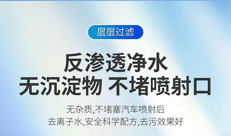 Car Glass Water Antifreeze for Winter Temperatures Below -40 Degrees, All-Season Universal Car Use, Summer Wiper Fluid Oil Film Remover