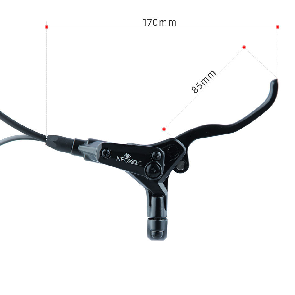 NFOX B023 scooter eléctrico freno hidráulico tipo disco de freno de aceite de cilindro de freno 160 accesorios