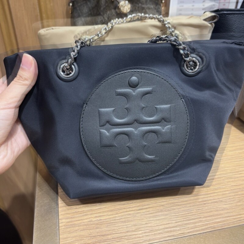 European and American Tb Nylon Cloth Mini Tote Bag Mini Lightweight Ella Shoulder Women's Bag Chain Bag Crossbody Bag Versatile